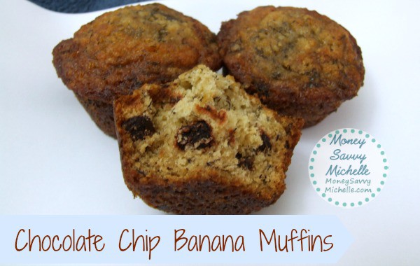 Chocolate Chip Banana Muffins Recipe Chocolate Chip Banana Muffins Recipe