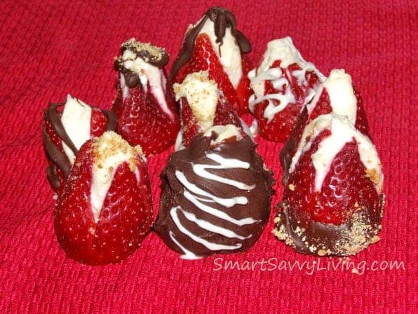 Cheesecake Stuffed Strawberries