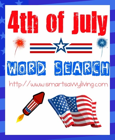 Free Printable 4th of July Word Search