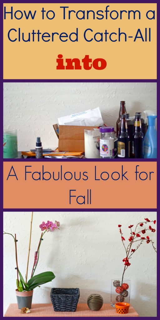 How to Transform a Cluttered Catch-All into a Fabulous Look for Fall