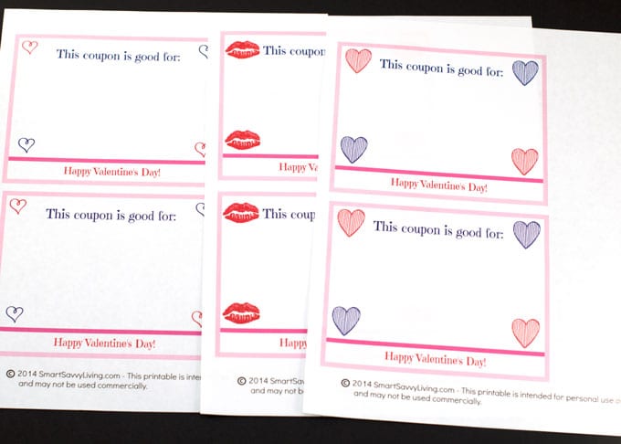 This free printable Valentine’s Day coupon book is a great frugal Valentine’s Day gift idea if you’re wondering what to give the sweethearts in your life this year. What you want to make the Valentine’s Day coupons out for is fully customizable so it’s a perfect Valentine’s Day gift for all ages.