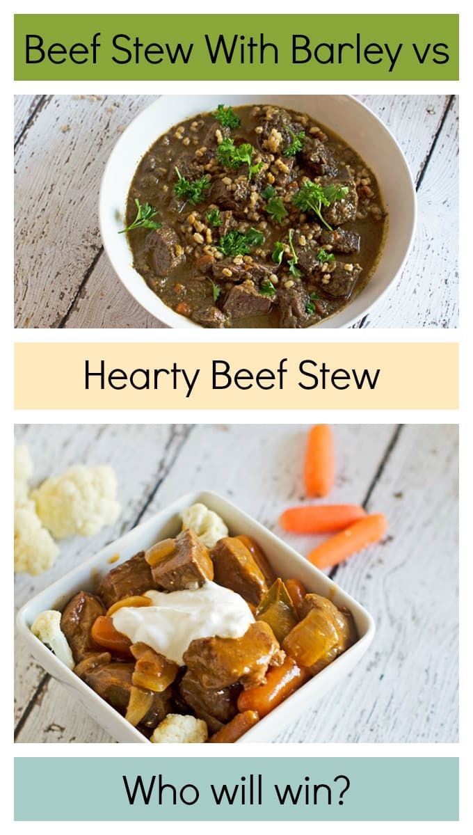 Recipe Rehab: Beef Stew with Barley VS Hearty Beef Stew | SmartSavvyLiving.com