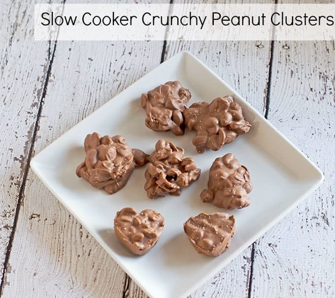 Slow Cooker Crunchy Peanut Clusters