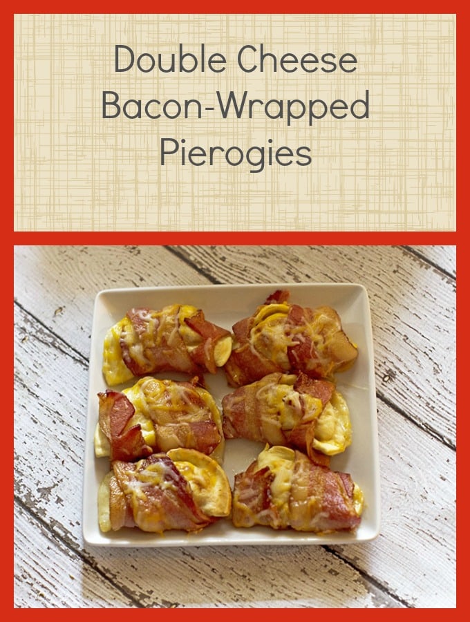 Double Cheese Bacon-Wrapped Pierogies | SmartSavvyLiving.com