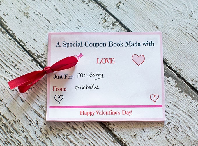 This free printable Valentine’s Day coupon book is a great frugal Valentine’s Day gift idea if you’re wondering what to give the sweethearts in your life this year. What you want to make the Valentine’s Day coupons out for is fully customizable so it’s a perfect Valentine’s Day gift for all ages.