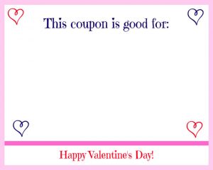 Free Printable Valentine's Day Coupon Book Swirly Hearts