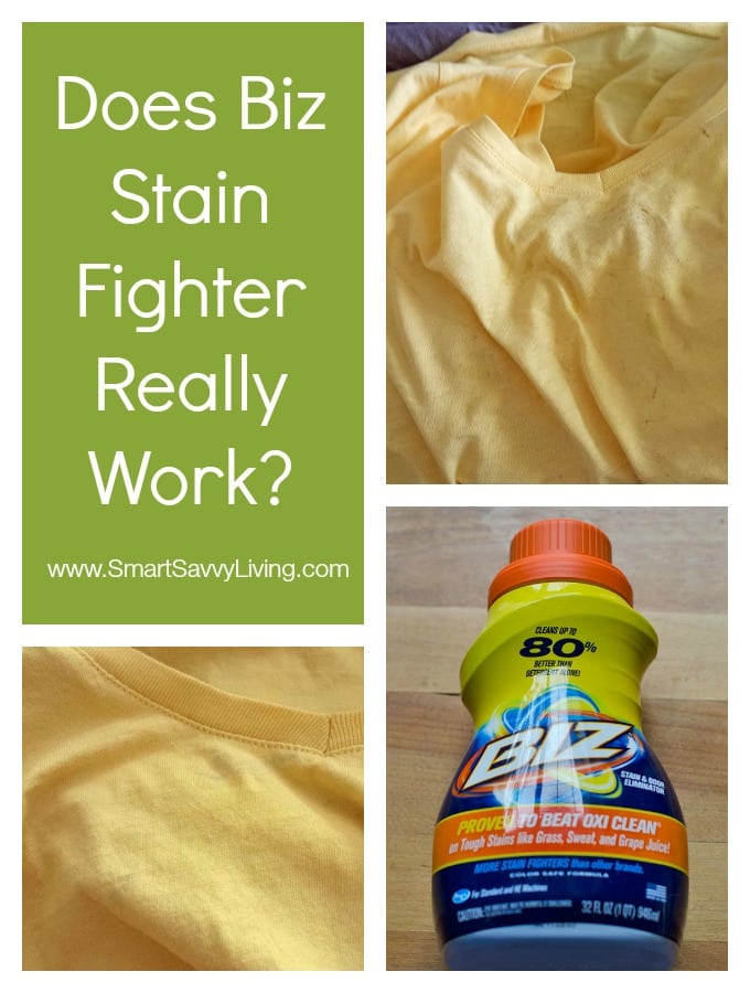 Does Biz Stain Fighter Really Work? | SmartSavvyLiving.com