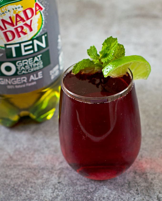 cranberry-lime-spritzers-recipe-tumbler-canada-dry-TEN-#shop-#drinkTEN