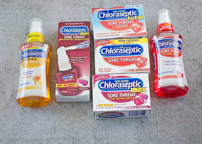 Chloraseptic Products - One of 5 Things to Have on Hand In Case You Get Sick