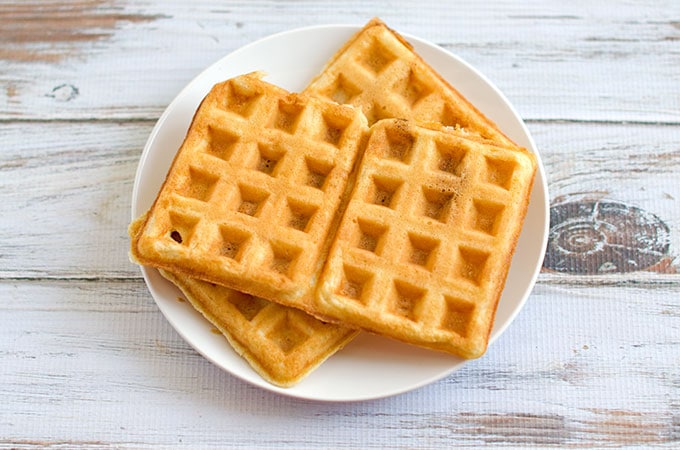 Overnight Yeasted Waffles Recipe