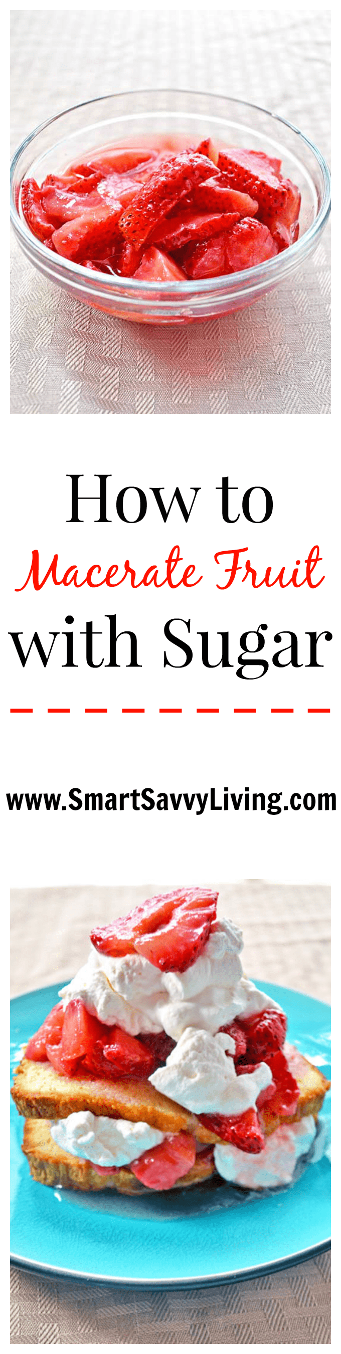 How to Macerate Fruit with Sugar