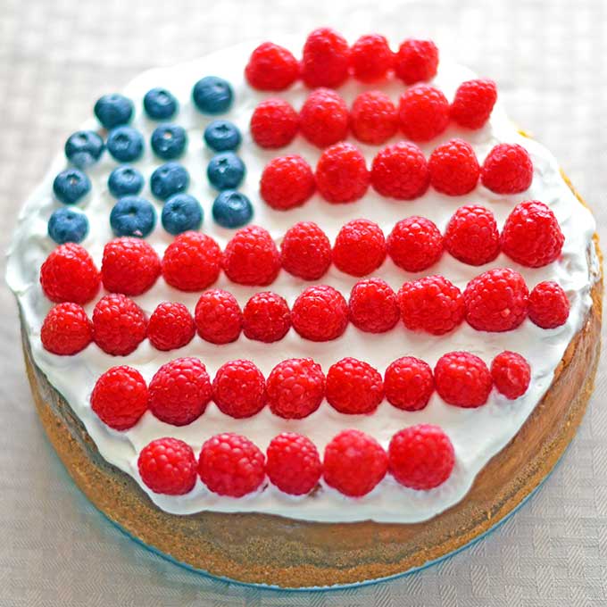 American Flag Cheesecake Recipe
