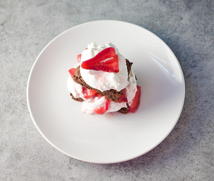 Brownie Strawberry Shortcake Recipe