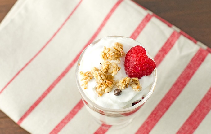 Chocolate-Berry-Granola-Parfaits-Recipe-Overhead