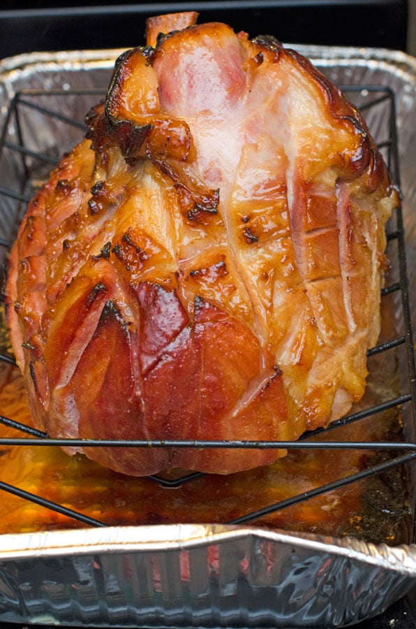 Brown Sugar Ham Glaze Recipe | Whether it's for Easter brunch, Thanksgiving lunch or Christmas dinner, this ham glaze recipe is full of sticky flavor that you can enjoy all year long. Not only is this brown sugar ham glaze delicious, but it also gives your ham a beautiful sheen to really impress your guests.