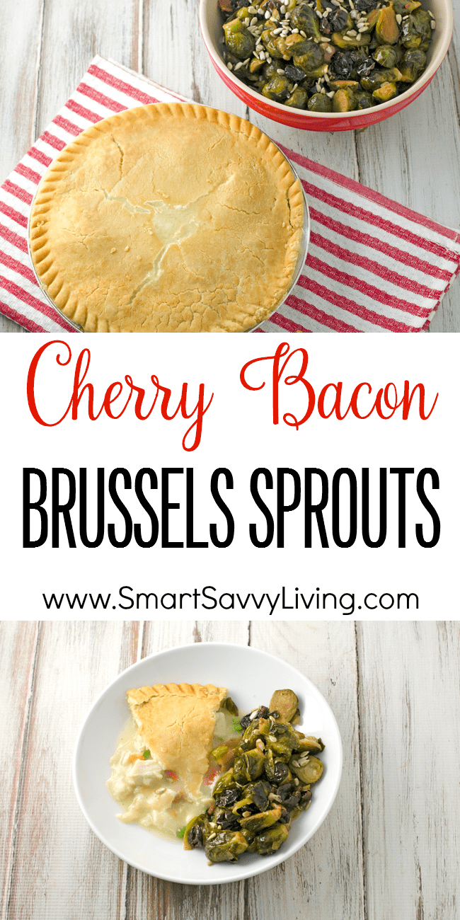 Cherry Bacon Brussels Sprouts Recipe collage