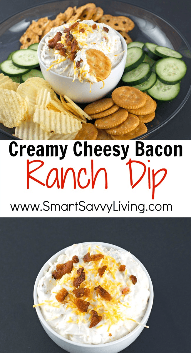 Creamy Cheesy Bacon Ranch Dip Recipe