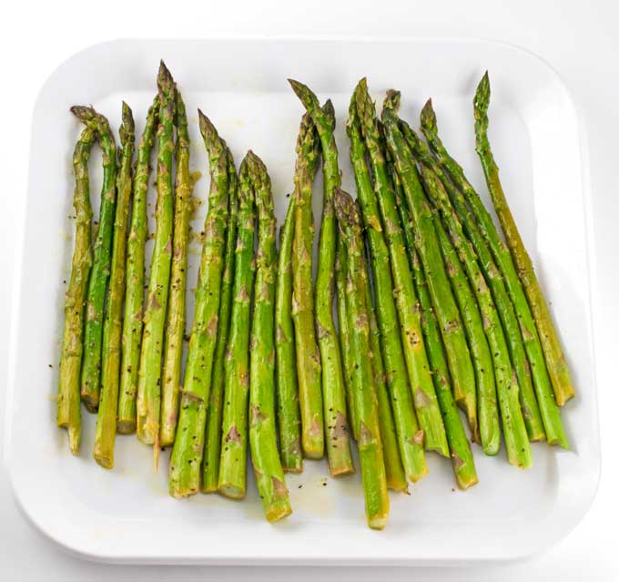 Easy Roasted Lemon Asparagus Recipe