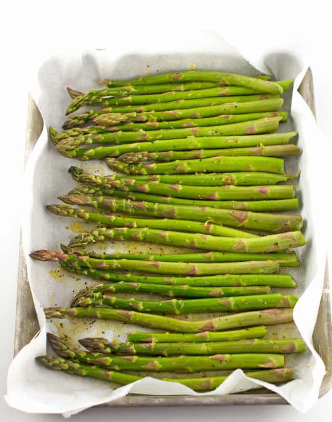 Easy Roasted Lemon Asparagus Recipe