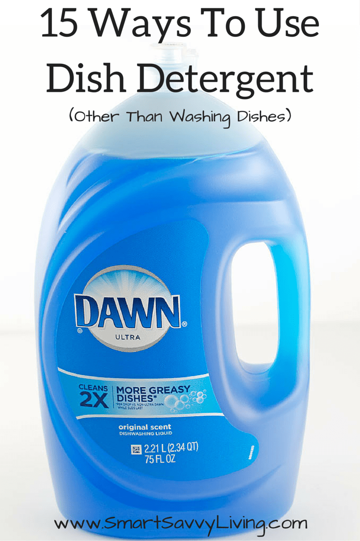 15 Ways To Use Dish Detergent (Other Than Washing Dishes)