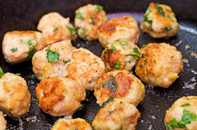 chicken-parmesan-meatballs-recipe-browned-chicken-meatballs