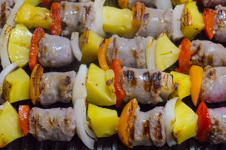 Bratwurst Kebabs Recipe With Potatoes and Peppers Pics Bratwurst Kebabs Recipe With Potatoes and Peppers